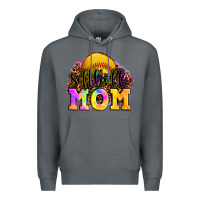 Rock softball mom Premium Hoodie - OliviaCreatesArt