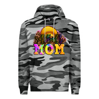 Slate Camo softball mom Premium Hoodie - OliviaCreatesArt
