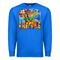 True Royal Knowledge is awesome Autism giraffe Premium Sweatshirt - FaDigitalArtStudio