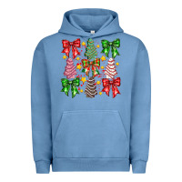 Pigment Pebble Blue festive holiday decor Urban Hoodie - CowhideDigitalArt