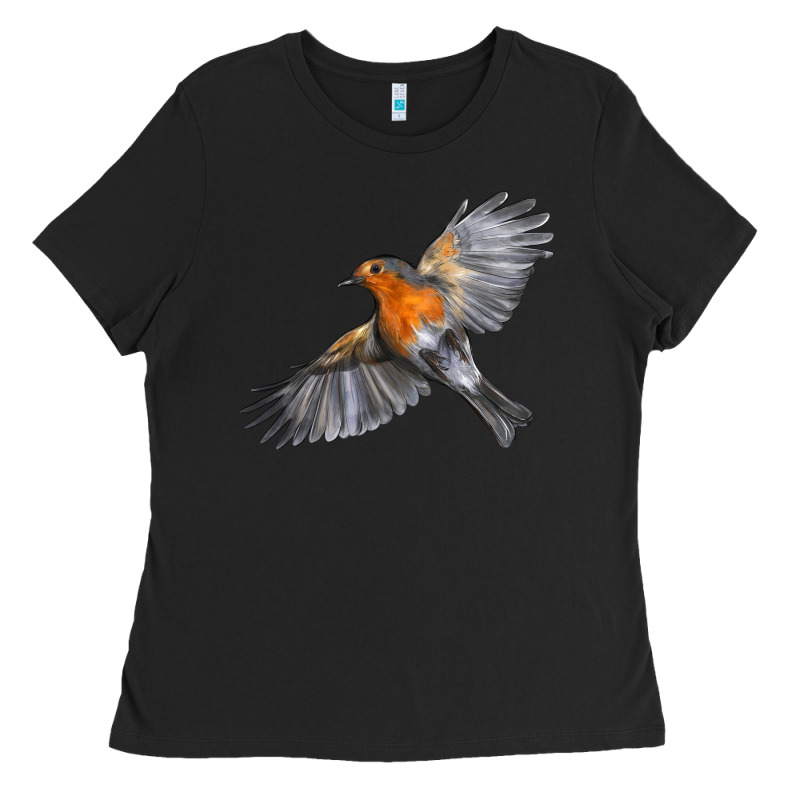 Flying American Robin Ladies Tee by LillyAllenDesigns | Teevron