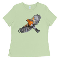 Matcha Flying American Robin Ladies Tee - LillyAllenDesigns