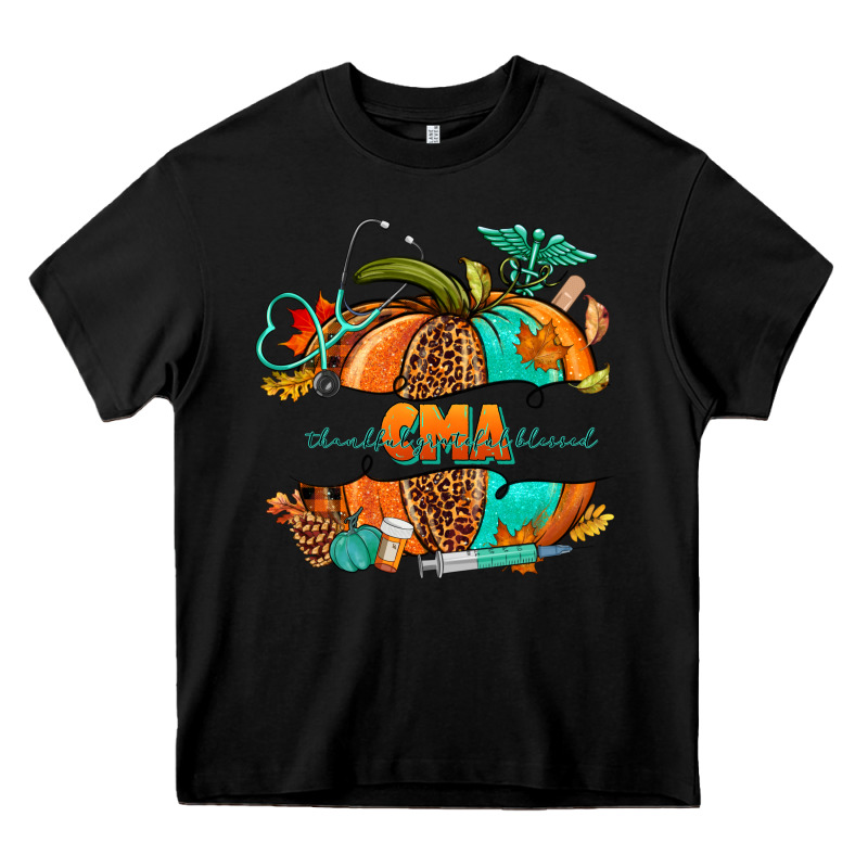 Cma Pumpkin Nurse Heavy Core Tee by NancyCooperArtShop | Teevron