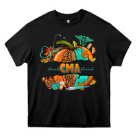 Black cma pumpkin nurse Heavy Core Tee - NancyCooperArtShop