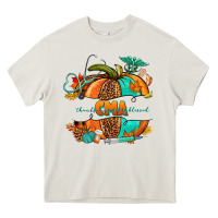 Cream cma pumpkin nurse Heavy Core Tee - NancyCooperArtShop