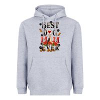 Heather Grey Best dog mom ever Mother's Day Heavyweight Hoodie - FaDigitalArtStudio