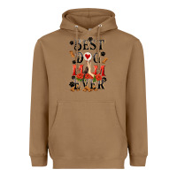 Toasted Coconut Best dog mom ever Mother's Day Heavyweight Hoodie - FaDigitalArtStudio