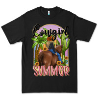 Black cowgirl summer Premium Tee - MaliasSmallBusiness