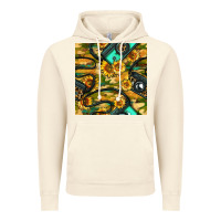 Vintage Artic Leopard Digital Camera And Sunflowers With Camouflage Seamless Pattern Vintage Hoodie - BundleAndBundleShop