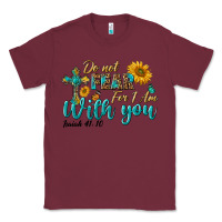 Burgundy do not fear for i am with you Classic Tee - BundleAndBundleShop