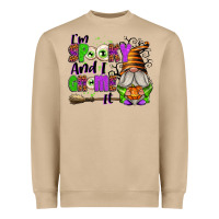 I'm Spooky And I Gnome It Heavyweight Sweatshirt | Teevron