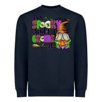 Navy I'm Spooky and I Gnome It Heavyweight Sweatshirt - texasbilliewilder