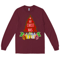 Burgundy Red Merry Christmas 2020 Long Sleeve Tee - Bettercallsaul