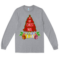Heather Grey Red Merry Christmas 2020 Long Sleeve Tee - Bettercallsaul