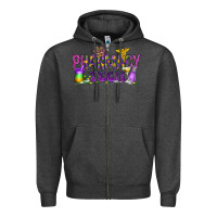 Charcoal Heather Pharmacy Tech Zipper Hoodie - HowdyJamesFarm