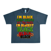 Midnight Navy juneteenth im black every month Urban Heavy Tee - LillyAllenDesigns