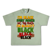 Oil Green juneteenth im black every month Urban Heavy Tee - LillyAllenDesigns
