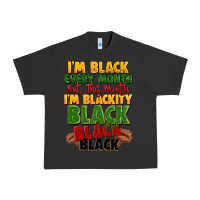 Pigment Black juneteenth im black every month Urban Heavy Tee - LillyAllenDesigns