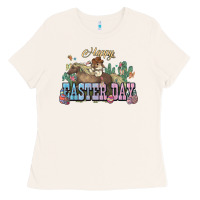 Happy Easter Day Rodeo Ladies Tee | Teevron