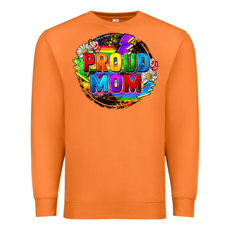 Proud Mom Lgbt Premium Sweatshirt by FaDigitalArtStudio | Teevron