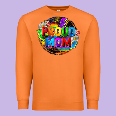 Proud Mom Lgbt Premium Sweatshirt Designed By Fadigitalartstudio