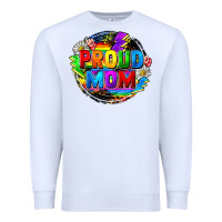 White proud mom lgbt Premium Sweatshirt - FaDigitalArtStudio