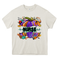 Halloween Nurse Pumpkin Heavy Core Tee | Teevron