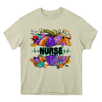 Mossy halloween nurse pumpkin Heavy Core Tee - NancyCooperArtShop