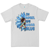 Dove Grey in april we wear blue Premium Tee - MaliasSmallBusiness