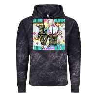 Cloud Black Leopard Love Hair And Mirror With Daisy Seamless Pattern Bbs Vintage Hoodie - BundleAndBundleShop