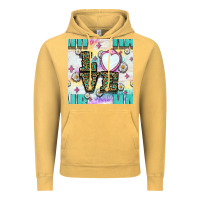 Vintage Mustard Leopard Love Hair And Mirror With Daisy Seamless Pattern Bbs Vintage Hoodie - BundleAndBundleShop