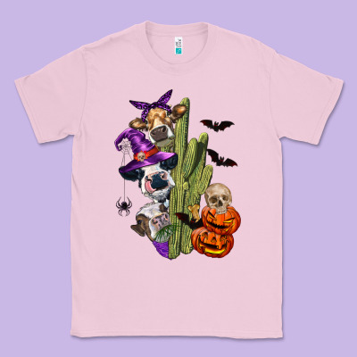 Halloween Cows Classic Tee Designed By Lillyallendesigns