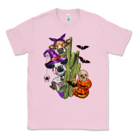 Bubblegum Pink halloween cows Classic Tee - LillyAllenDesigns
