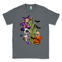 Charcoal Heather halloween cows Classic Tee - LillyAllenDesigns