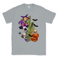 Heather Grey halloween cows Classic Tee - LillyAllenDesigns