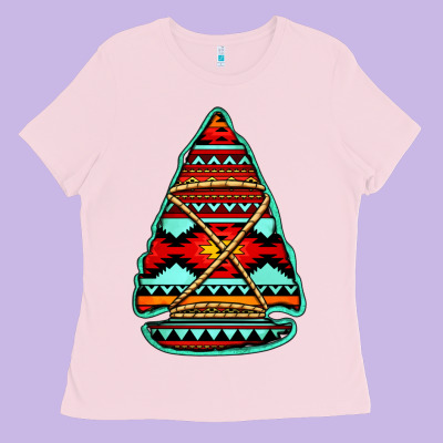 Aztec Arrowhead Ladies Tee Designed By Jasminsmagicworld