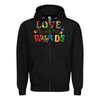 Black Love needs no words Zipper Hoodie - CowGirlArtShop