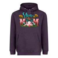 Plum Show mom pig Mother's Day Heavyweight Hoodie - FaDigitalArtStudio