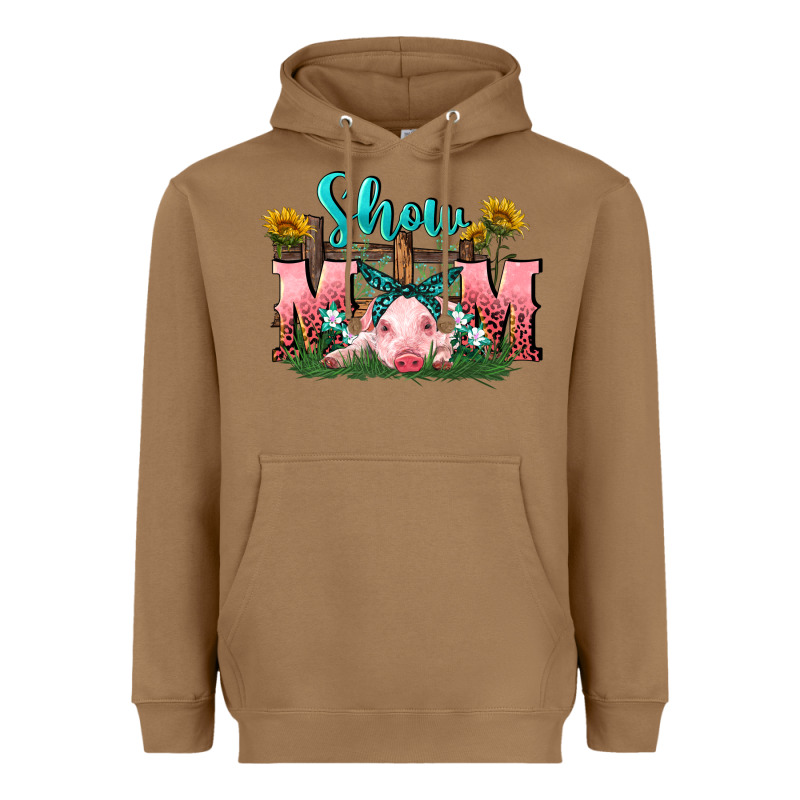 Show Mom Pig Mother's Day Heavyweight Hoodie by FaDigitalArtStudio | Teevron
