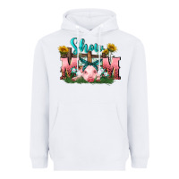 White Show mom pig Mother's Day Heavyweight Hoodie - FaDigitalArtStudio