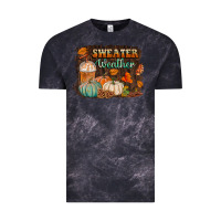 Cloud Black sweater weather Vintage Tee - BundleAndBundleShop