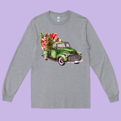 Green Truck Long Sleeve Tee Designed By Bettercallsaul