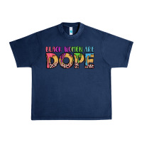 Navy black women are dope Urban Heavy Tee - LillyAllenDesigns