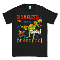 Black roaring into preschool Classic Tee - BundleAndBundleShop