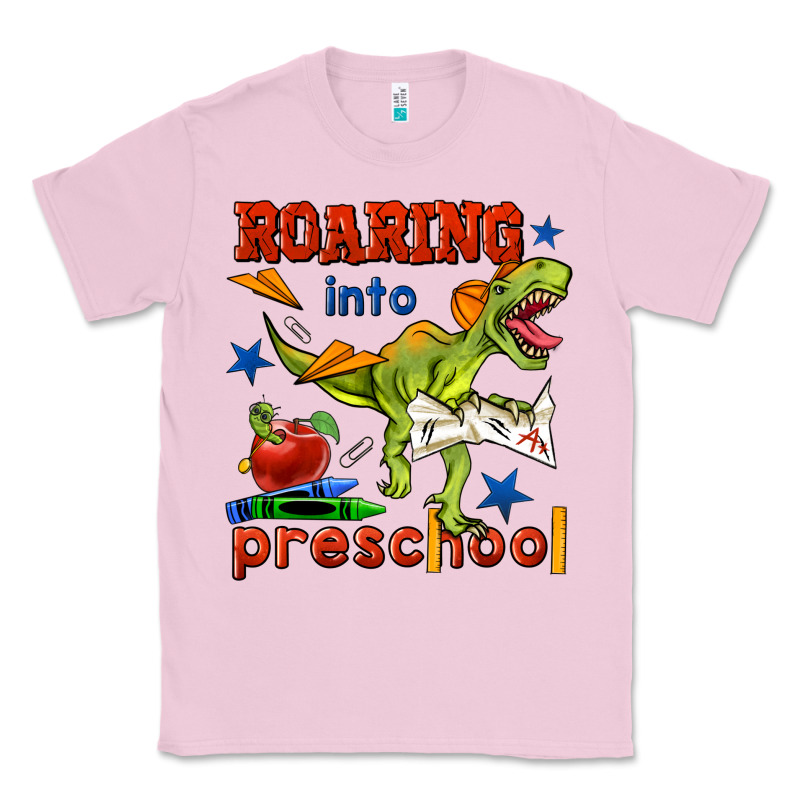 Roaring Into Preschool Classic Tee by BundleAndBundleShop | Teevron