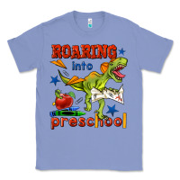 Colony Blue roaring into preschool Classic Tee - BundleAndBundleShop