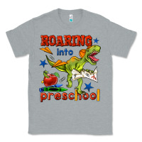 Heather Grey roaring into preschool Classic Tee - BundleAndBundleShop