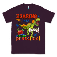 Plum roaring into preschool Classic Tee - BundleAndBundleShop