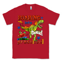 Red roaring into preschool Classic Tee - BundleAndBundleShop