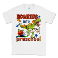 White roaring into preschool Classic Tee - BundleAndBundleShop
